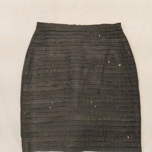 Sachin+ Babi For Ankasa  Silk/Leather/Sequin skirt Size 8